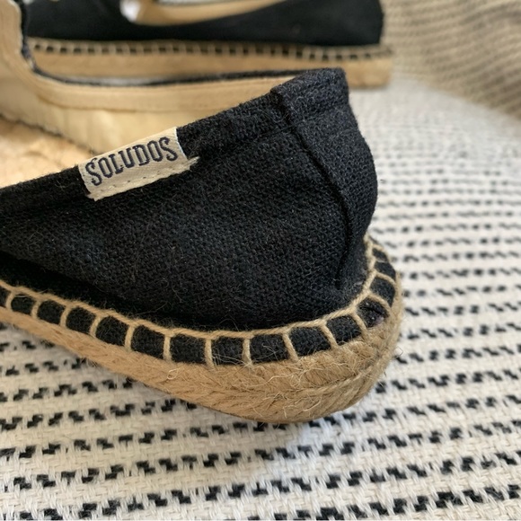 Jason Polan x Soludos Winking Eye Espadrille Flats 6 - Picture 7 of 8